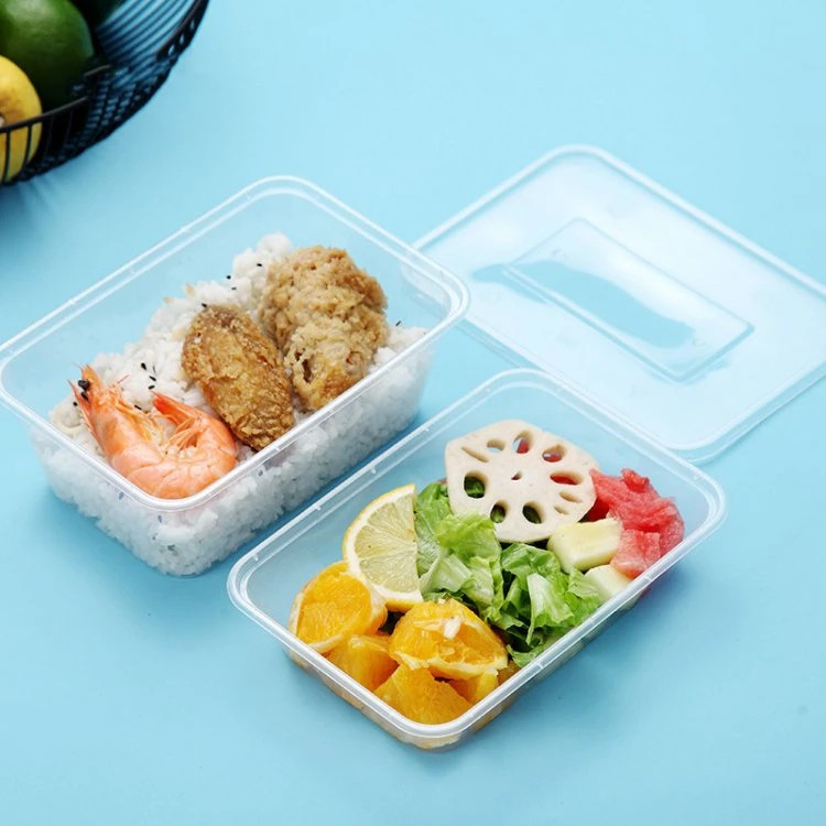 Disposable Food Container Plastic Bento Box Microwave Lunch Box