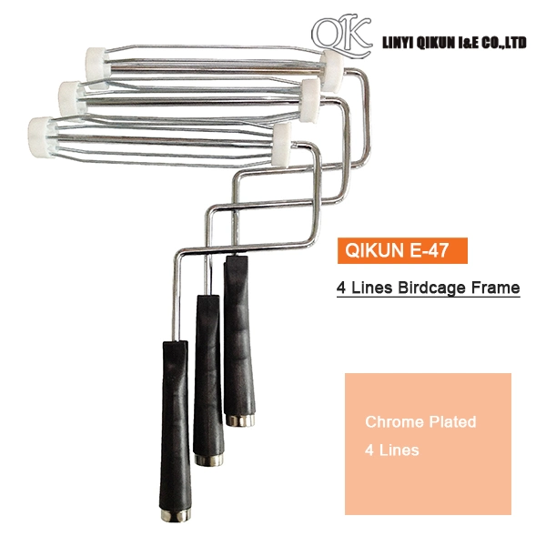 E-47 American Type 4 Lines Birdcage Paint Roller Frame Hardware Handwerkzeuge Für Malereien