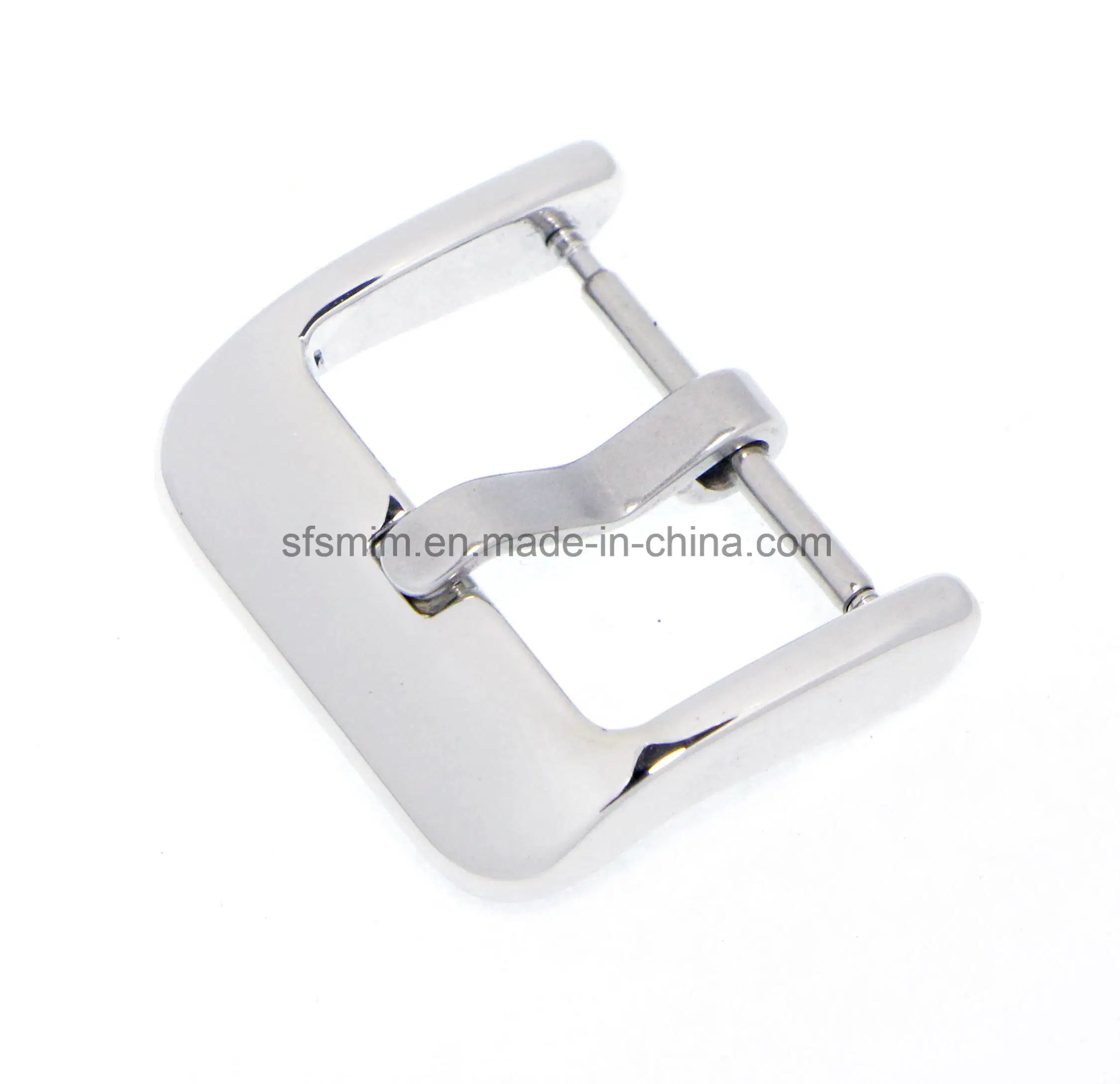 Polished Stainless Steel Watch Strap Pin Buckles Sfs-008s