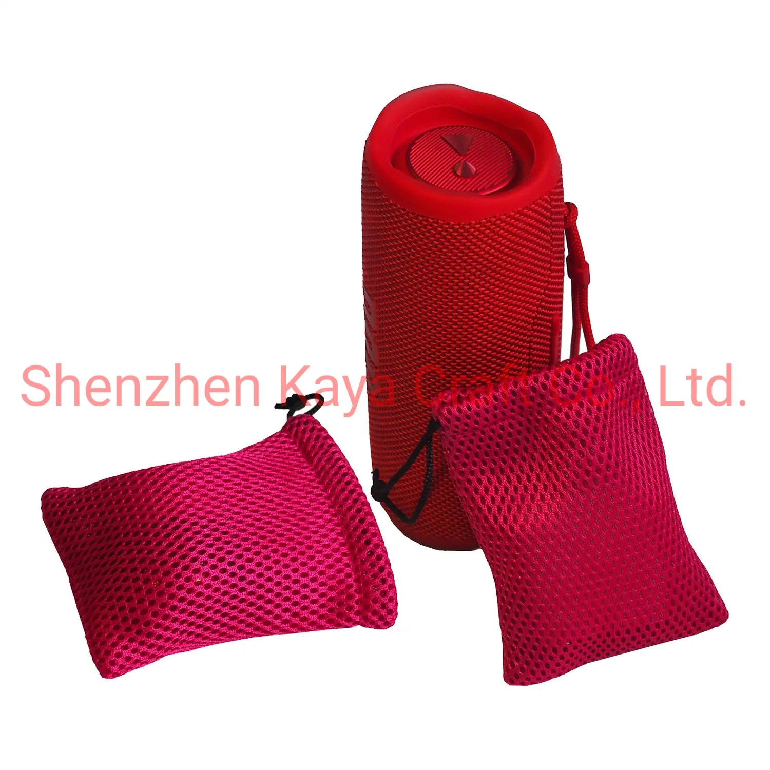 Sandwich Mesh Drawstring Bags Mobile Phone / HDD / Digital Products Pouch