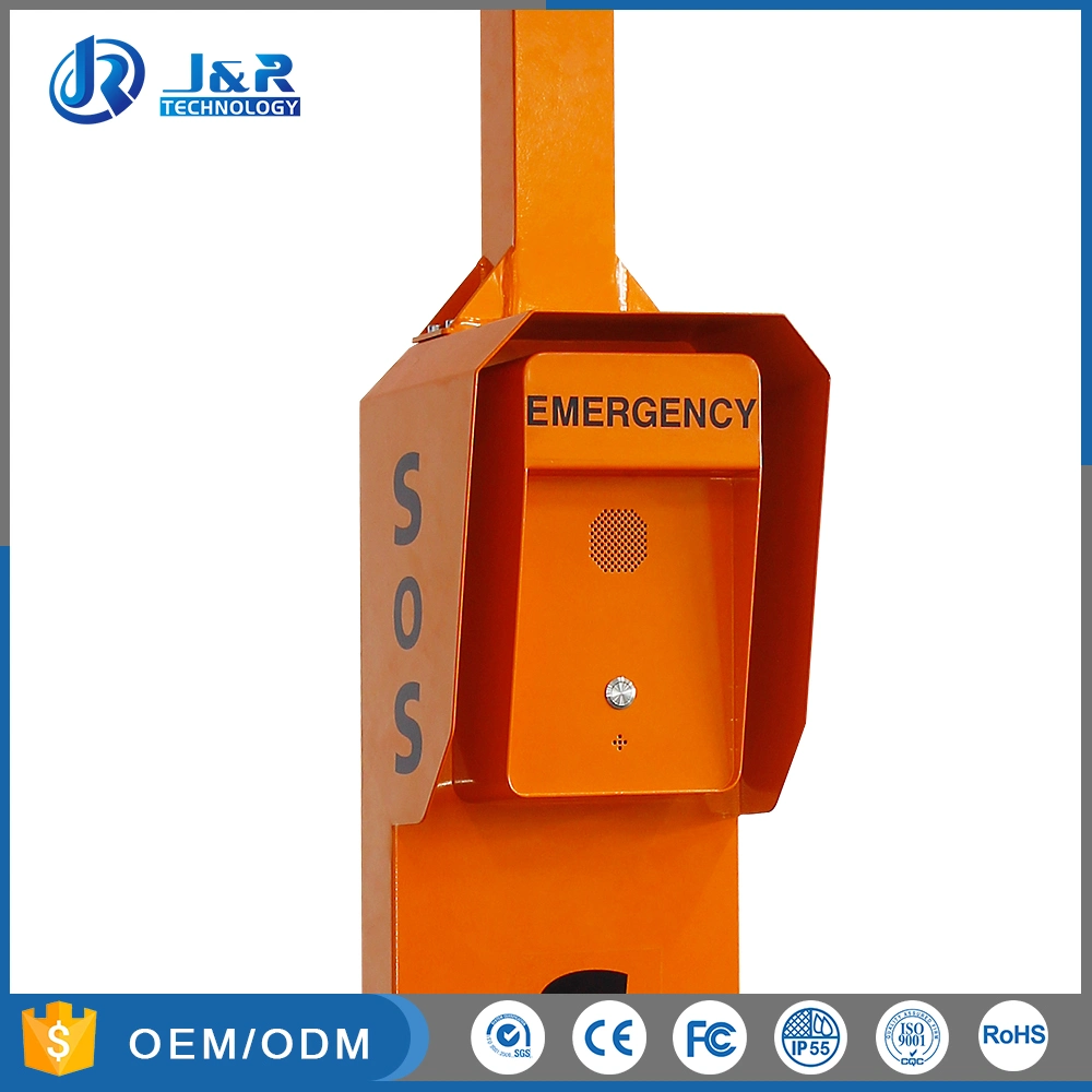 Outdoor Emergency Telephone, Vandal Resistant GSM/3G Emergency Call Box for Tollway