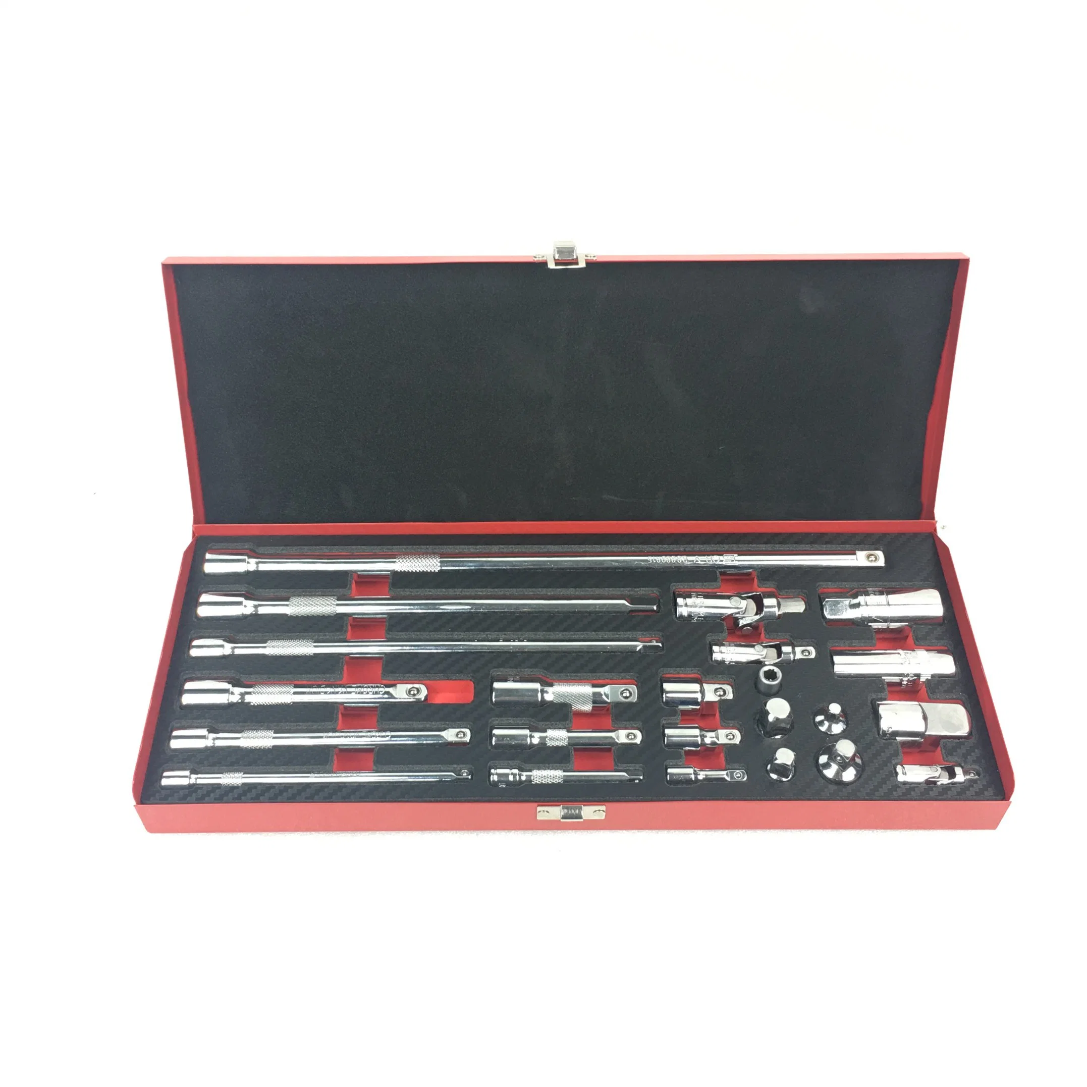 BGX Repair Hand Tool Kit 23 pcs Socket and extension bar accessory set in metal box