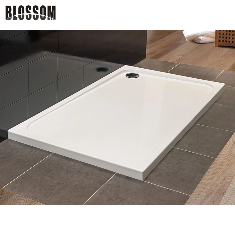 Resin Fiberglass Acrylic Tray for Bathroom Shower Enclosures