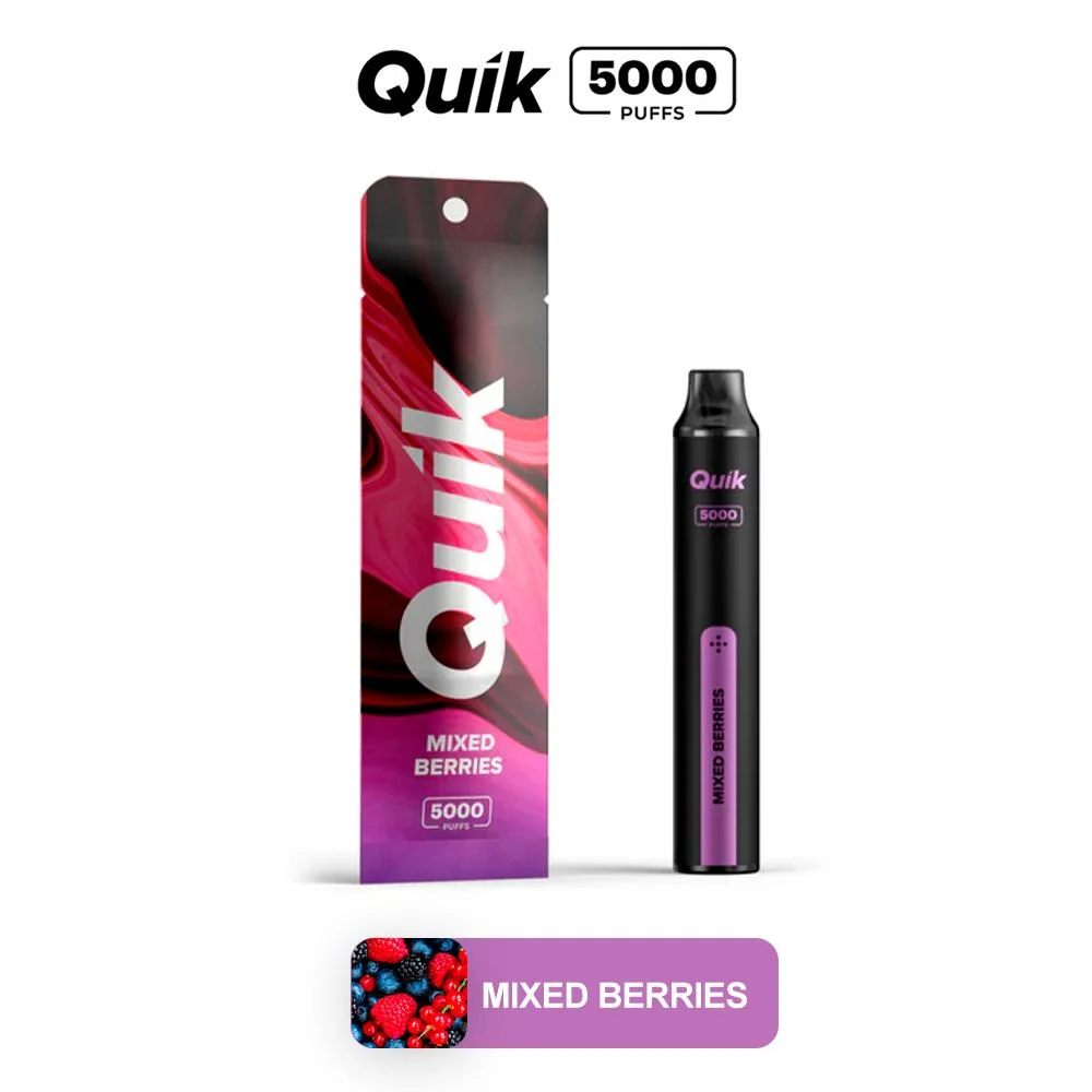 Quik Vape 5000 Puffs Mineral Vape Erdbeere Eis Cola Zitronendavape