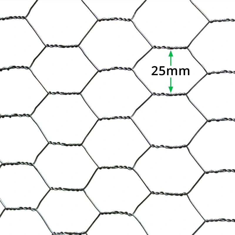 Malla hexagonal de alambre de pollo Netitting malla de tejido galvanizado