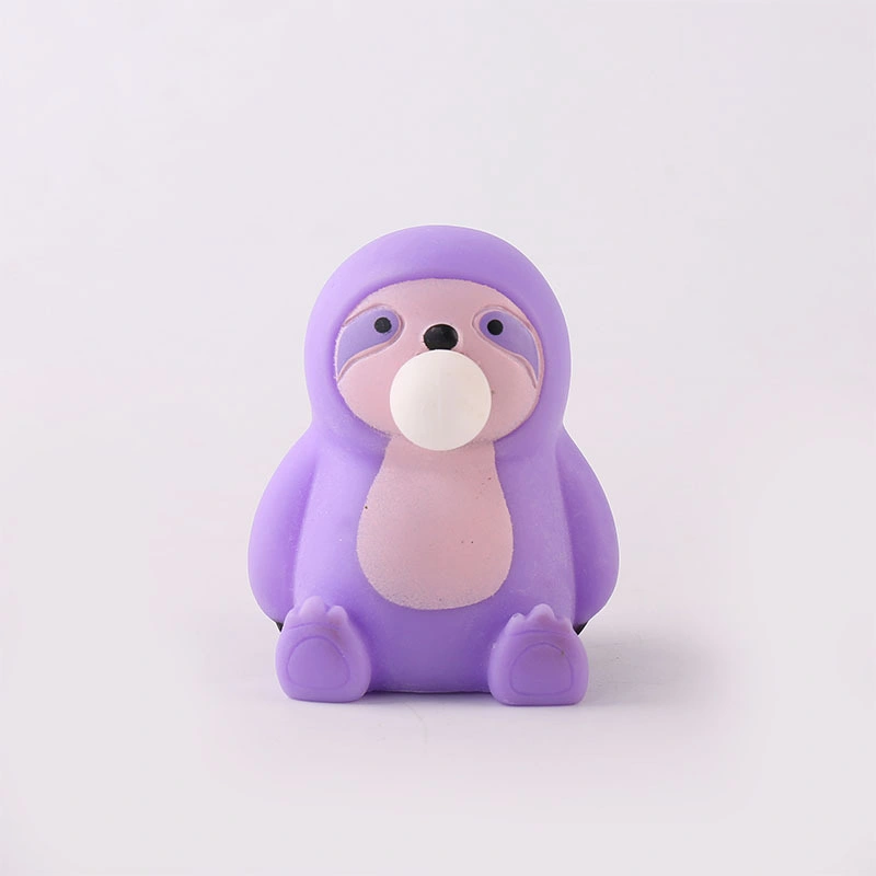 New Novelty Bubble Buddle Keychain Sloth Toy Stress Release for Kids