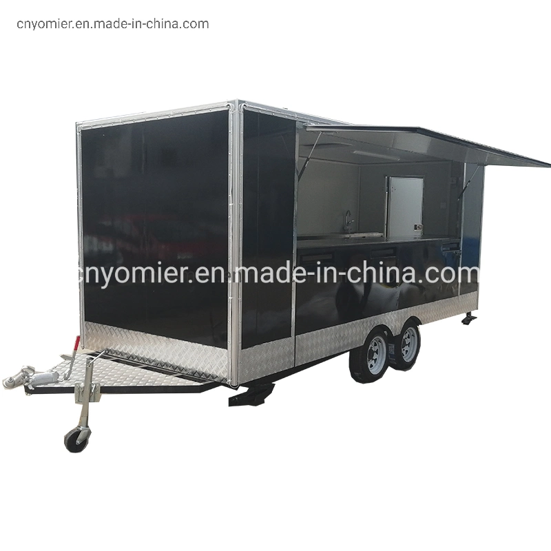 Mobile Kitchen Crepe Fast Food Catering Trailer