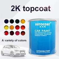 Popular High Application Acrílico Auto Paint High Concentration Car Paint Glinter HS 2K Topcoat Negro G204