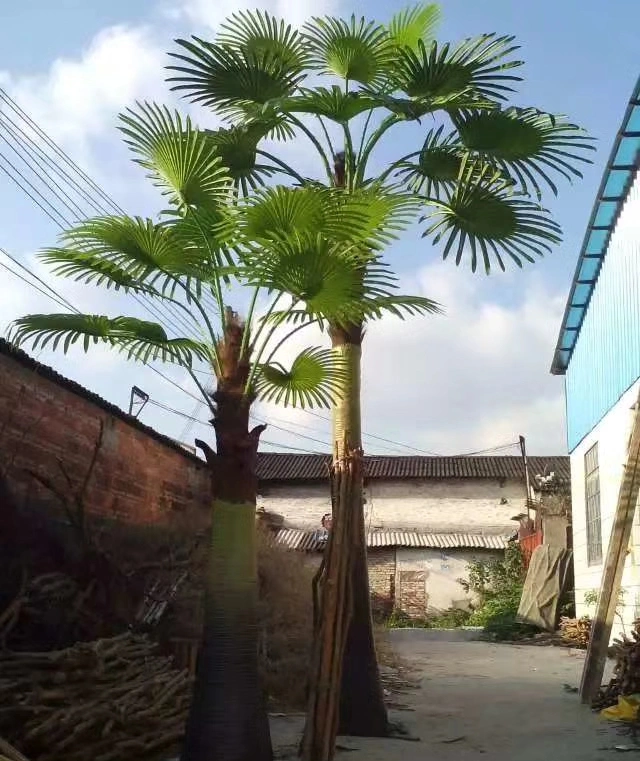 Large Fake Plants Tropical High Big Artificial Coconut Palm Trees Outdoor Decoration