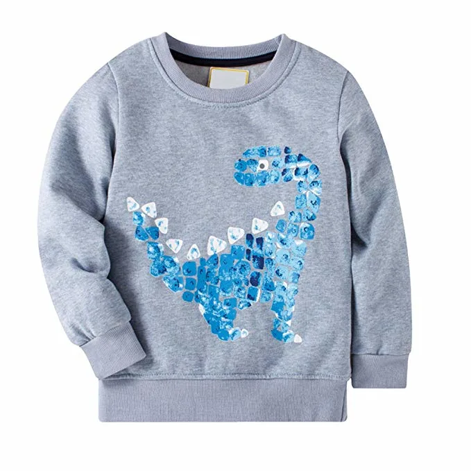 Little Boys Winter Cartoon Pattern Sweater Kids Pullovers