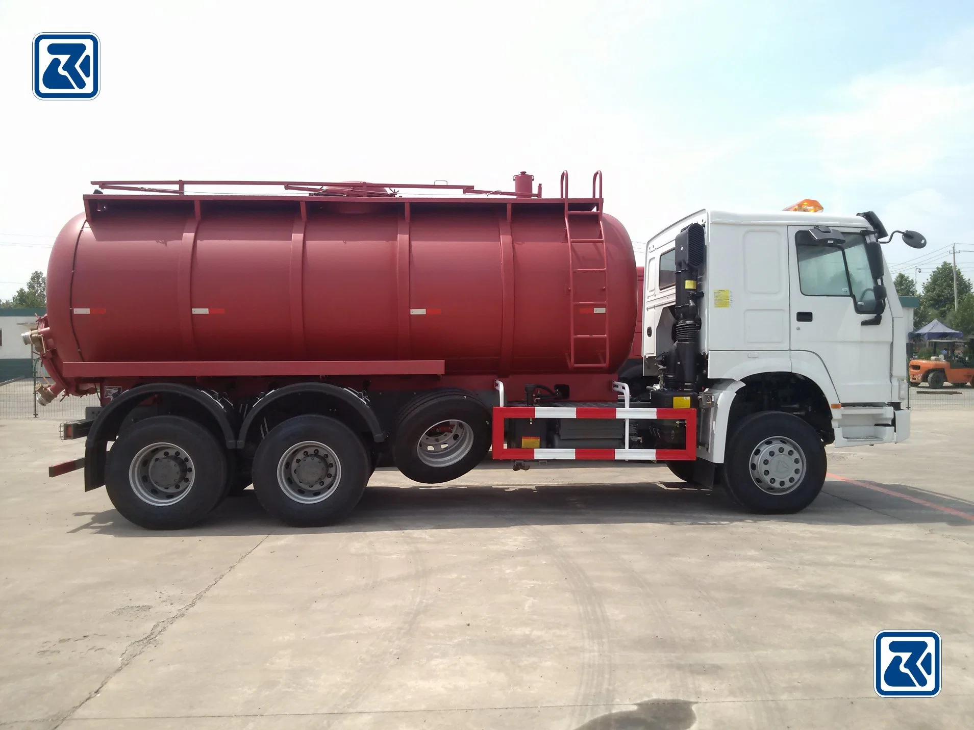 Roues 6/10Divers véhicule spécialisé 10m3 camion-citerne d'aspiration des eaux usées