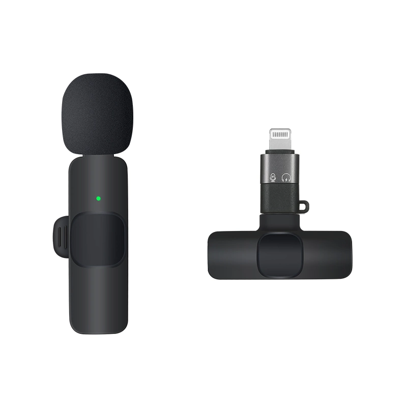 Wireless Microphone Plug-Play Microphone for USB-C Android Ios