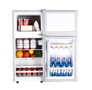 High quality/High cost performance 78L Mini Double Door Portable Electric Refrigerator/Fridge