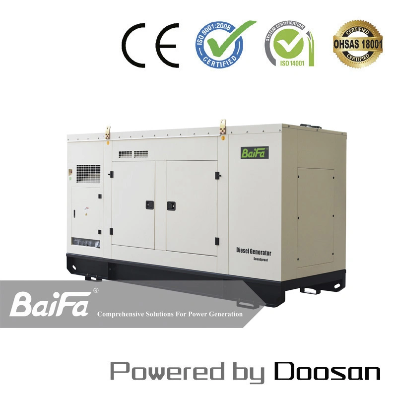 Bastidor abierto 220kVA de potencia del Generador Diesel Doosan Daewoo Fábrica de grupo electrógeno