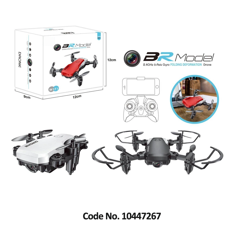 Large 2.4G R/C 4-Aix Drone Toy with Altitude Hold Charge Cable