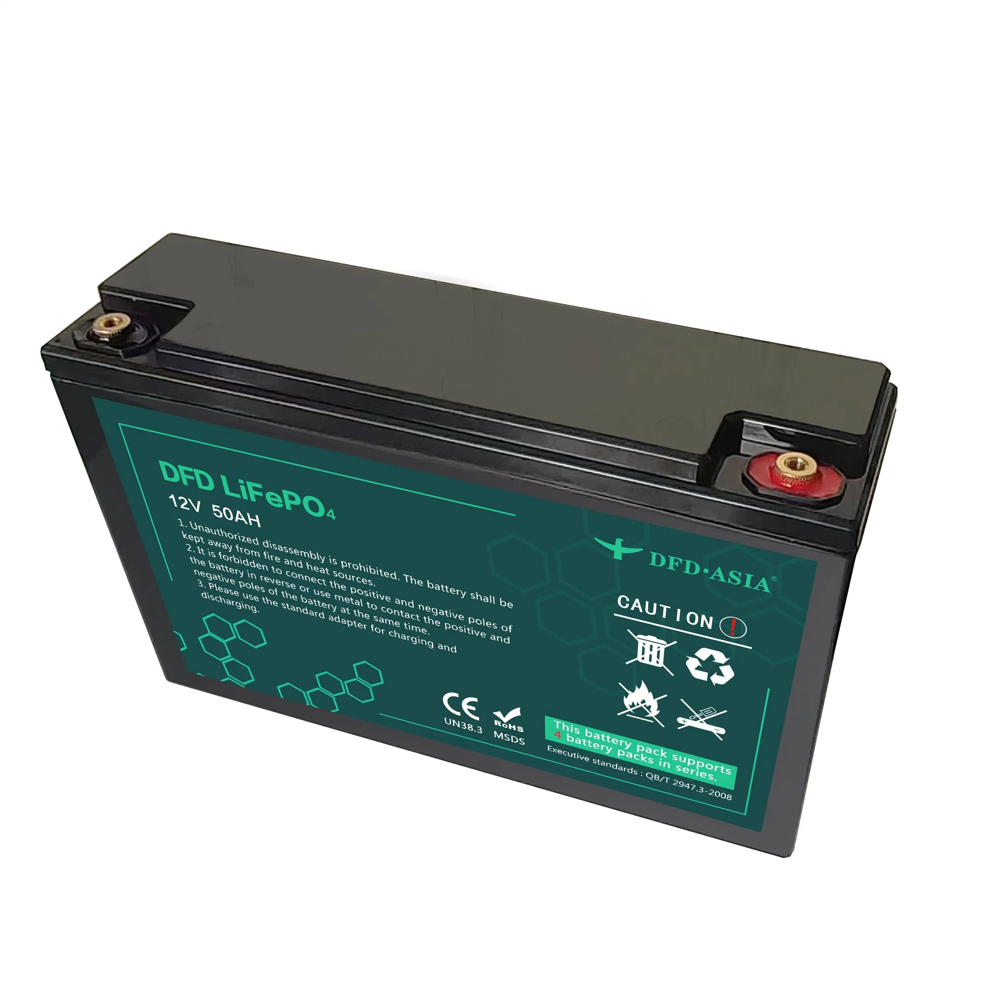 12V 24V 36V 48V 50ah batería de ión litio para carros de golf, submarinos, bicicletas eléctricas/scooters, eléctricas