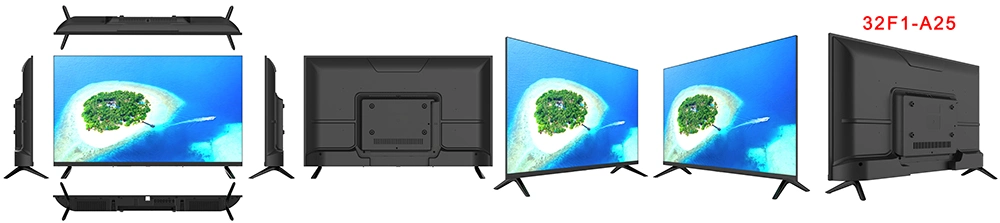 OEM / ODM HOCHWERTIGER LED-FERNSEHER 32" HD LCD-FERNSEHER V+H Classic Schwarz Multifunktions-Solar DVB-T2s2 Smart Android TV