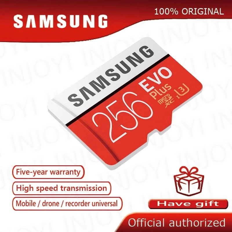 Micro SD Card Evo Plus Flash Memory Card 128GB 64GB 256GB 512GB 32GB 8GB Class 10 Uhs-I High Speed Microsd TF Card