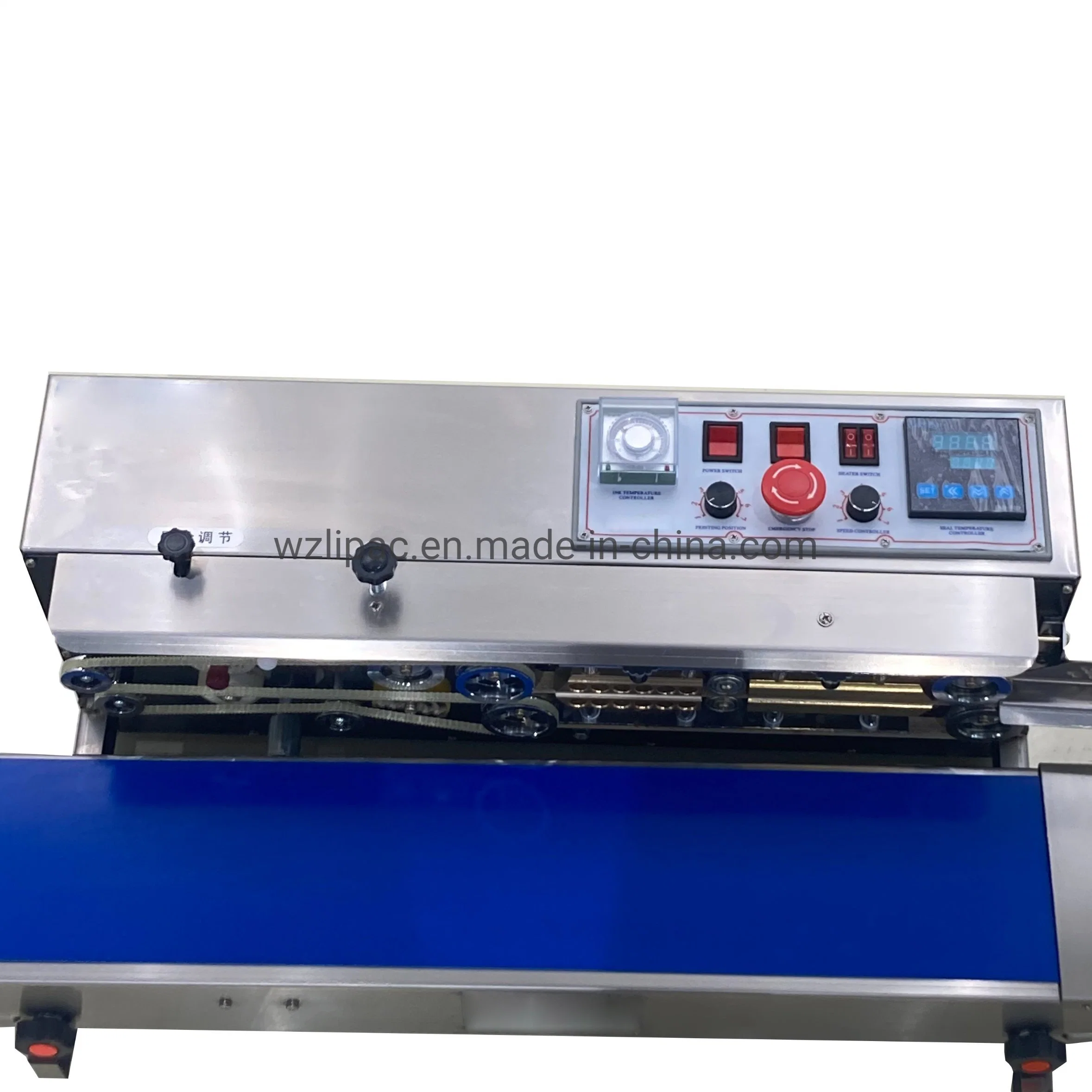 Horizontal Solid Ink Printing Plastic Bag Film Heating Sealing Machine Sealer