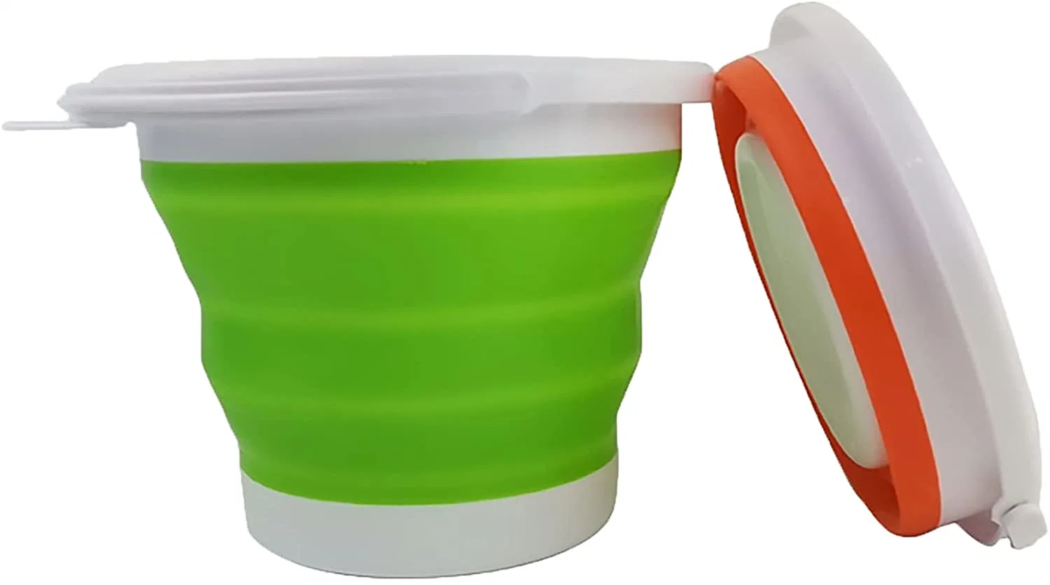 3L Collapsible Beach Bucket, Snowball Bucket, Sand Toys, Foldable Beach Bucket, Used of Camping, Garden Picking, Gift Bucket, Cat and Dog Outdoor Bowl