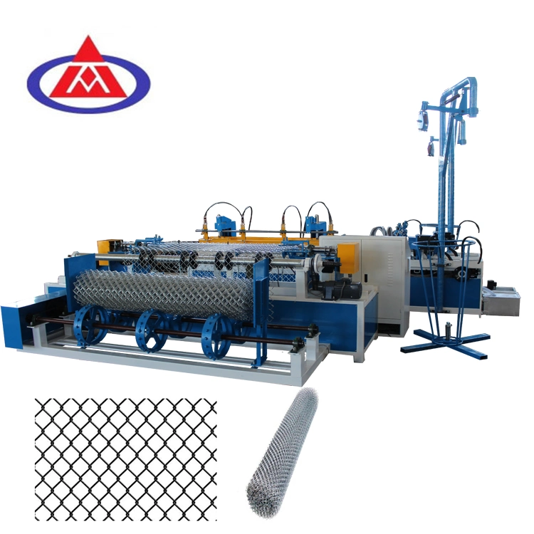 Fully Automatic High Speed Factory Price New Design Double Moulds Chain Link Fencing Weaving Machine Equipment Price