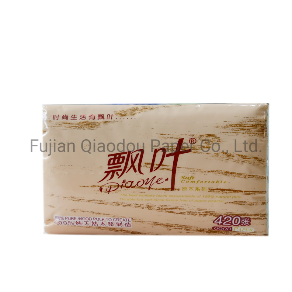 Factory Price Customized Label Packing Tissue Soft Pack Facial Paper