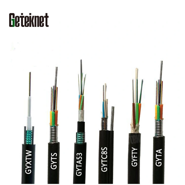 Gcabling Outdoor Bulk Single Mode Multi ADSS GYXTW Gtys OS1 Armounred Fiber Optic Cable