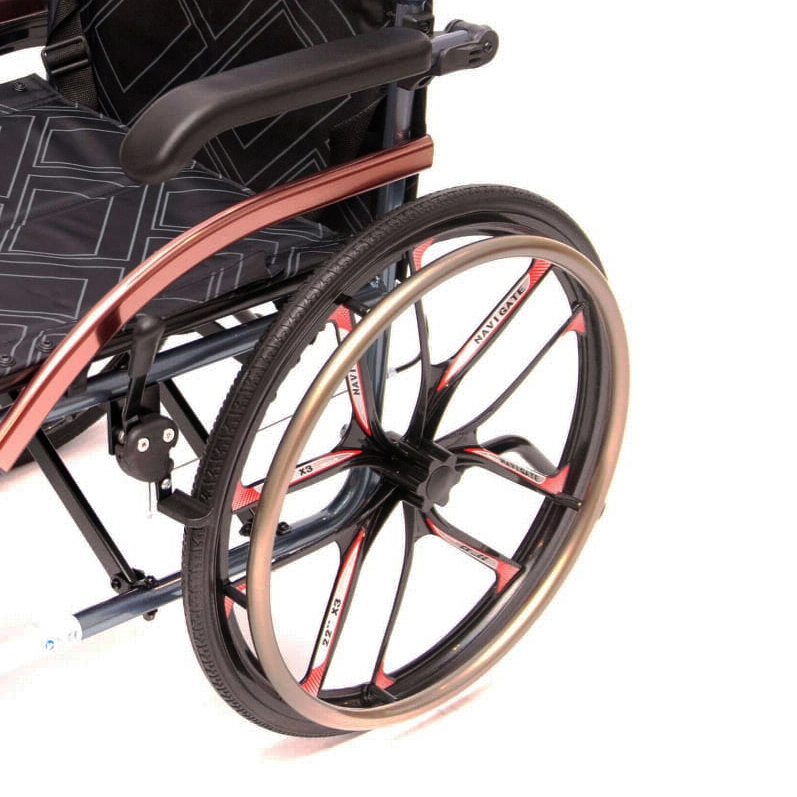 Silla De Ruedas Folding Lightweight Wheelchair for Teenager Taw874labjpm