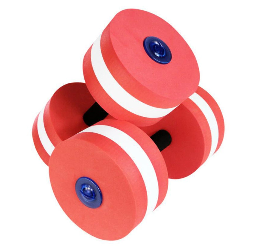 Colorful Safety EVA Aquatic Barbell Water Swimming Aerobics Resistant Foam Dumbbells