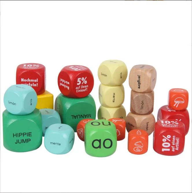 Dice Game, Table Games, Bar Toys Dice Cup Mahjong Game Colors Mixed Color Dices Assortment Can Be Customized