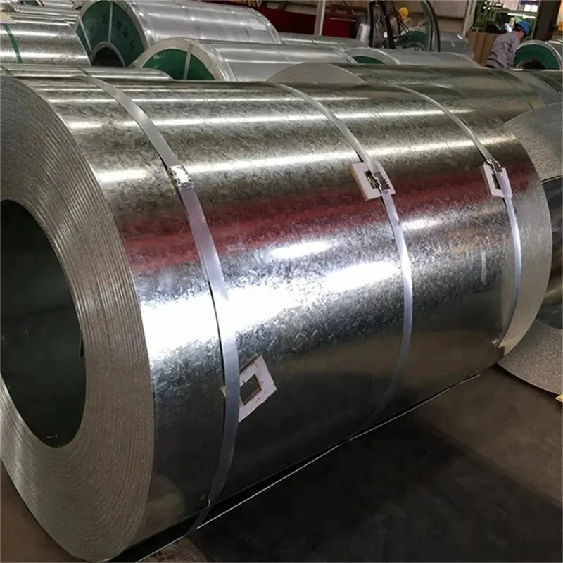 Spangle Zinc Coated Z275 90 GSM Dx51 Dx52 Dx53 Dx54 Hot Dipped PPGI Gi Gl Galvalume Metal Galvanized Slit Coils Strip