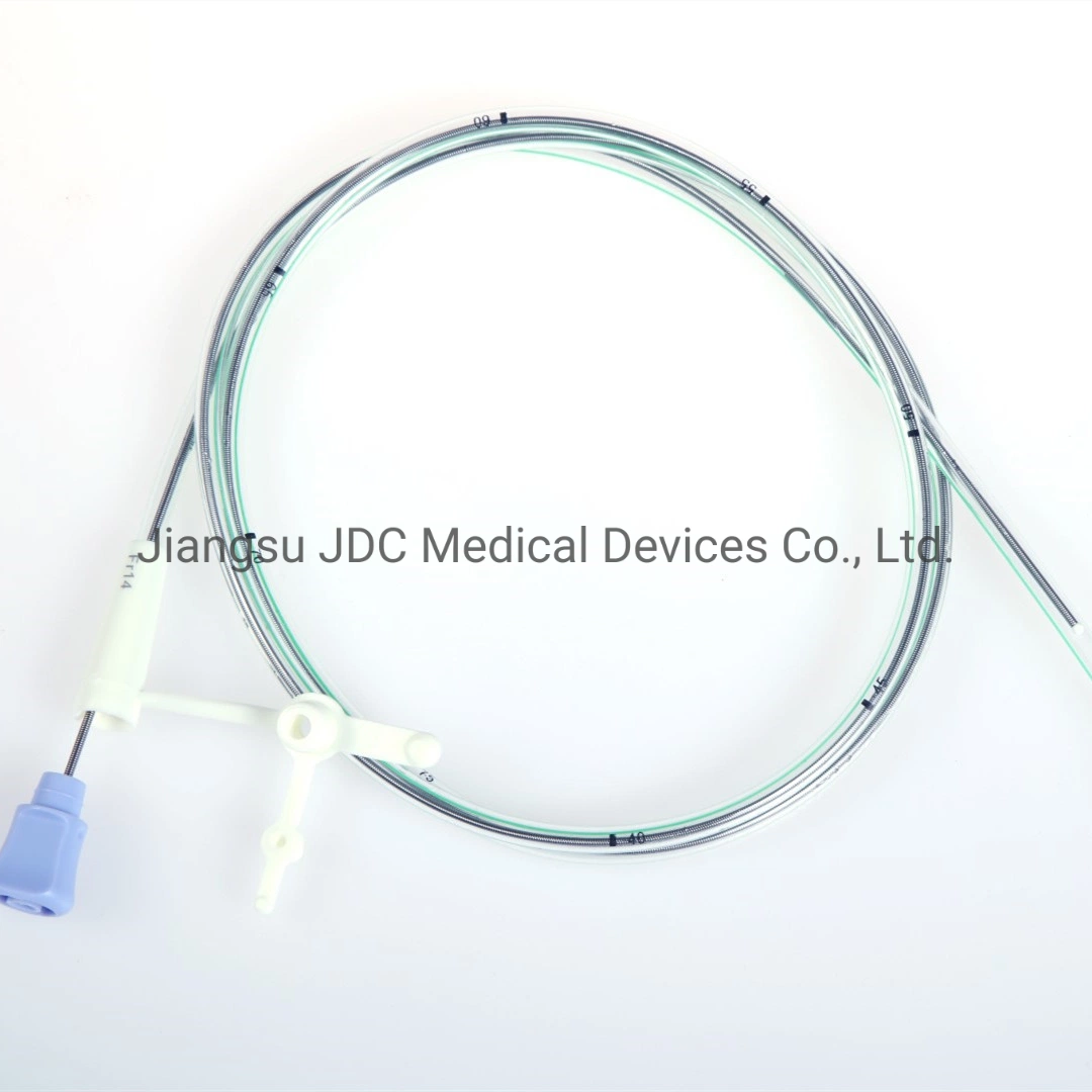 Edical Disposable Sterile Nasogastric Feeding Tube with X-ray Line