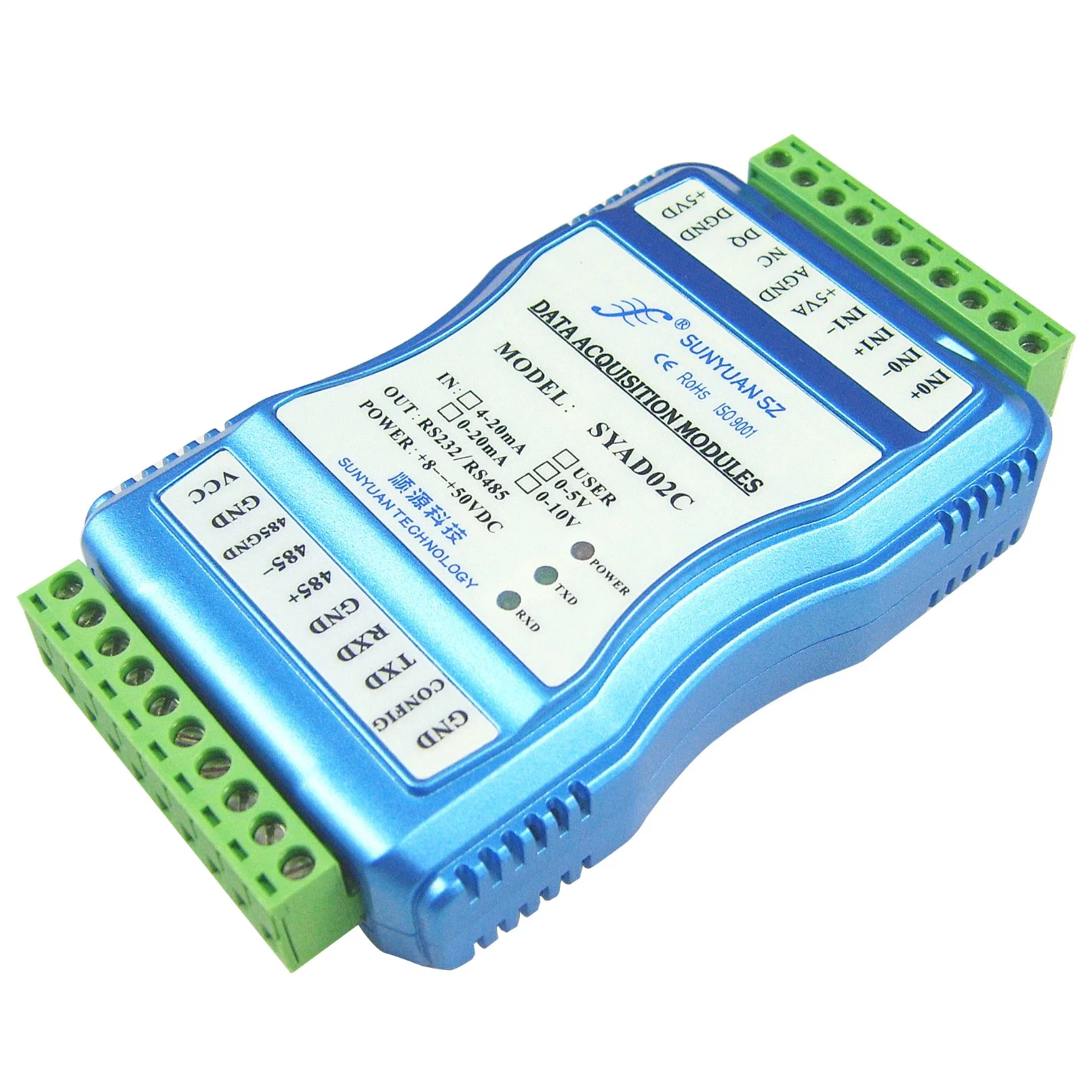 Tipos Multi-Range High Precision J/K/T/e/R/S/B aquisição de dados do isolador de sinal termopar Dispositivo do módulo