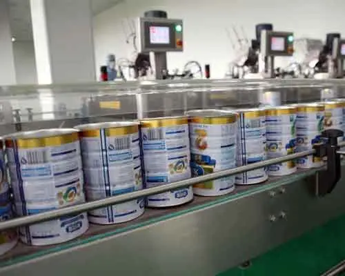 Línea de producción de llenado de polvo de leche Embalaje automático de llenado de proteínas de botella Máquina