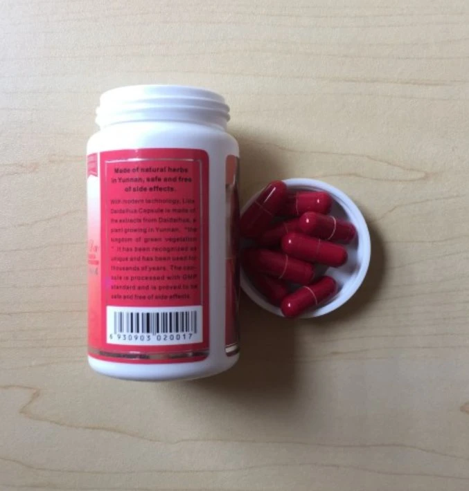 Lida Daidaihua pérdida de peso suplementos de adelgazamiento botella Roja dieta natural Pastillas