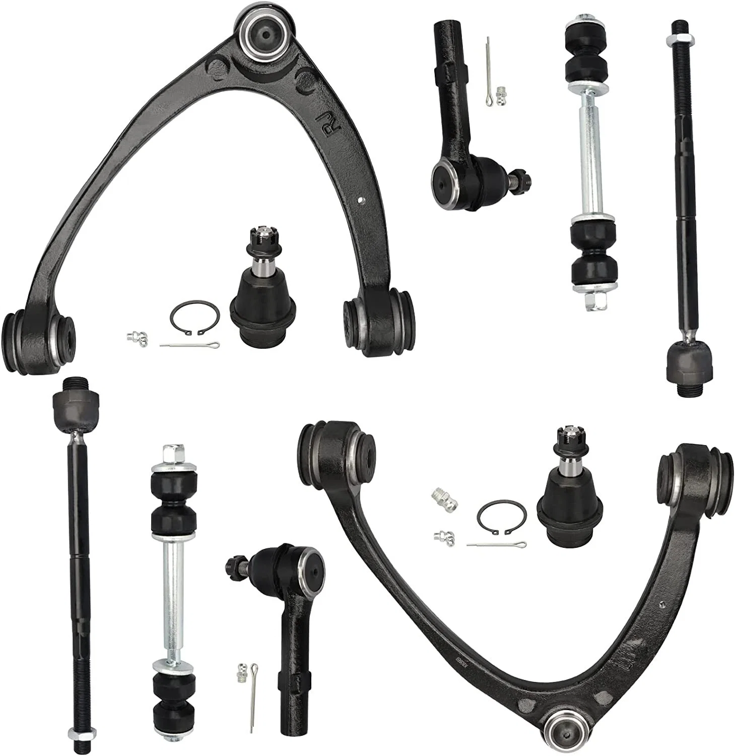 Front Upper Control Arm Kit for Chevy Avalanche/Cadillac Escalade Esv/Gmc Sierra 1500 Upper Lower Control Arm