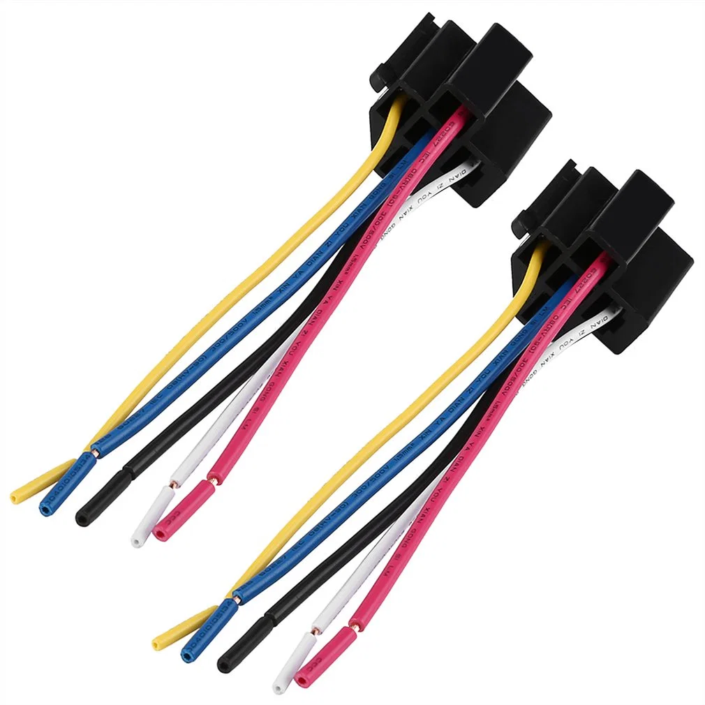 Grupo de cables 5, patilla 5, cable para relé de automoción Conector hembra de relé de material plástico meticuloso