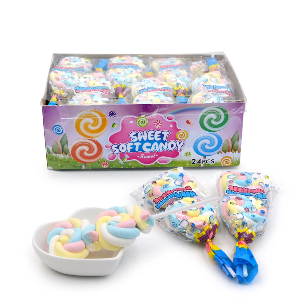 Factory Wholesale Halal Marshmallow Lollipop Candy