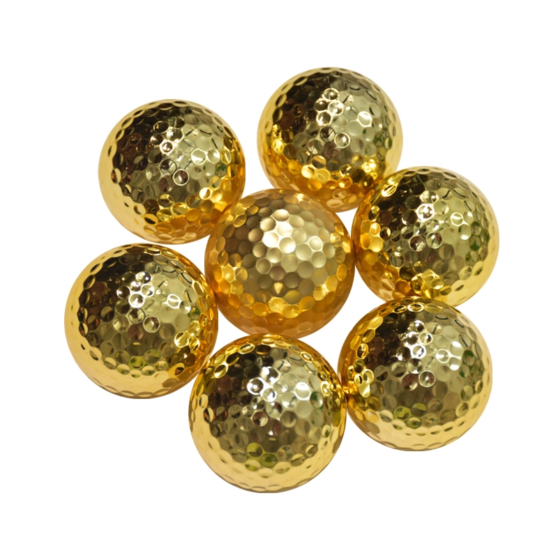 Manufacturer Colorful Plated Golf Ball Present Good Quality Gift Golf Ball