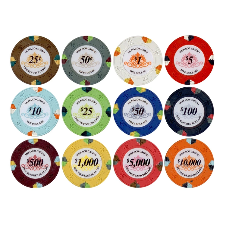 Gambling with Box Clay ABS Custom Casino Ceramic Poker Chip