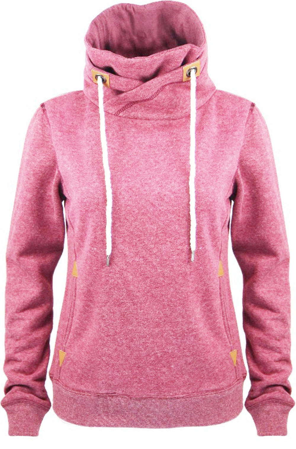 Women's Wholesale/Supplier Customize Logo Cozy Pullover Winter Warm Cowl Neck