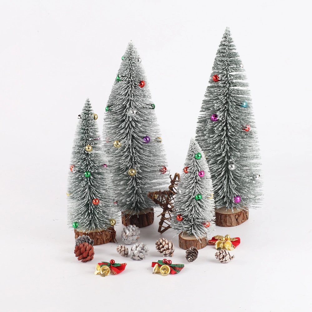 11cm Mini Artificial Christmas Tree Pine Xmas Tree Ornaments Desk Table Decor