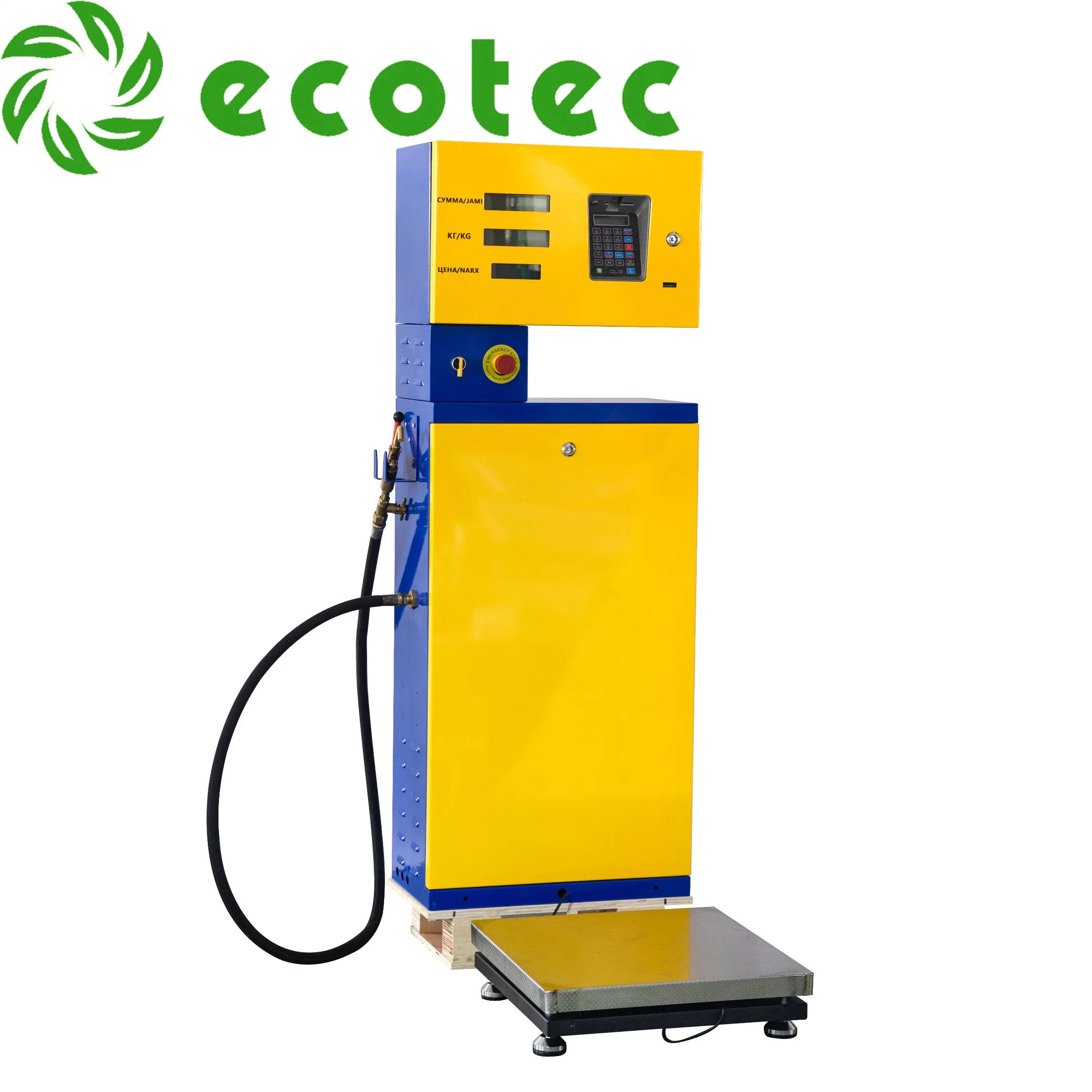 نظام تطبيقات الوقود الإضافي المجاني مع ميزان تعبئة غاز البترول المسيء Ecotec LPG