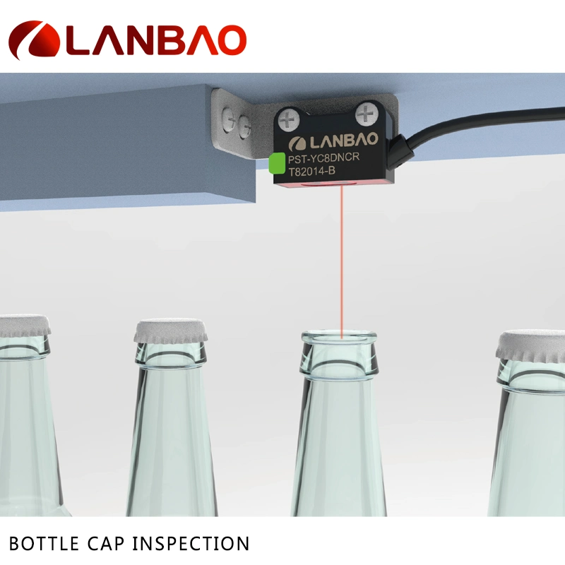 Lanbao Rosca M3 en miniatura de la instalación de interruptor de proximidad retrorreflectivo rango de 25cm para la industria de energía de nuevo