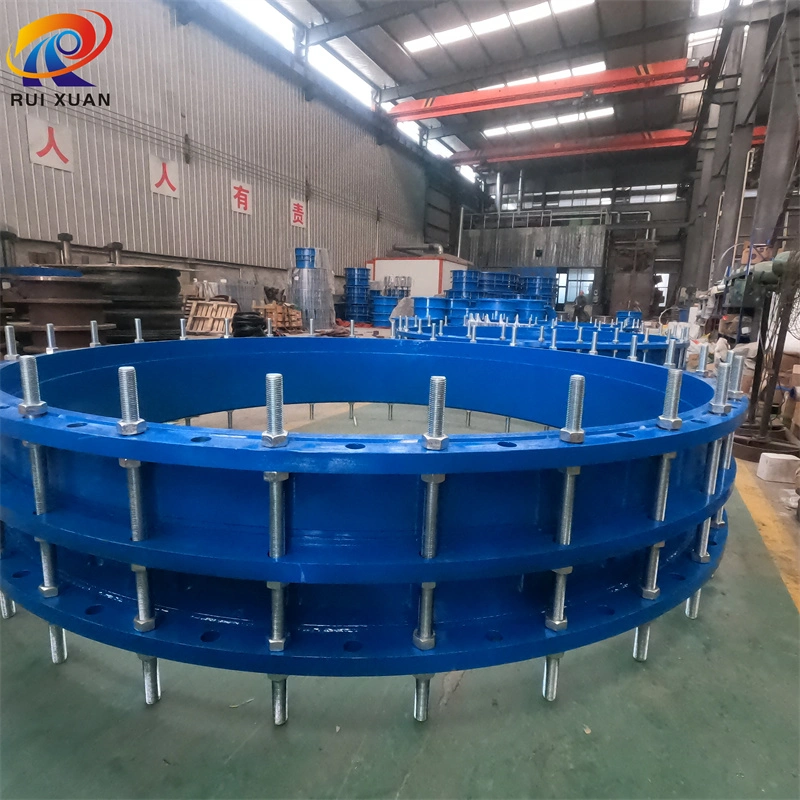 Ruixuan Pipe Quick Coupling Connector Double Flanges Ductile Iron Dismantling Joint