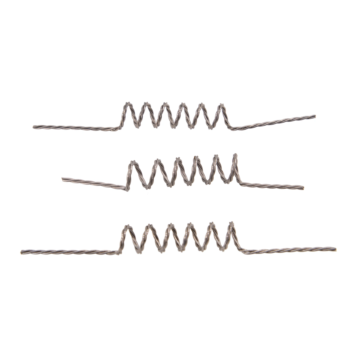 Todo tipo de cable en espiral de tungsteno de torsión de las formas para recubrimiento de vacío