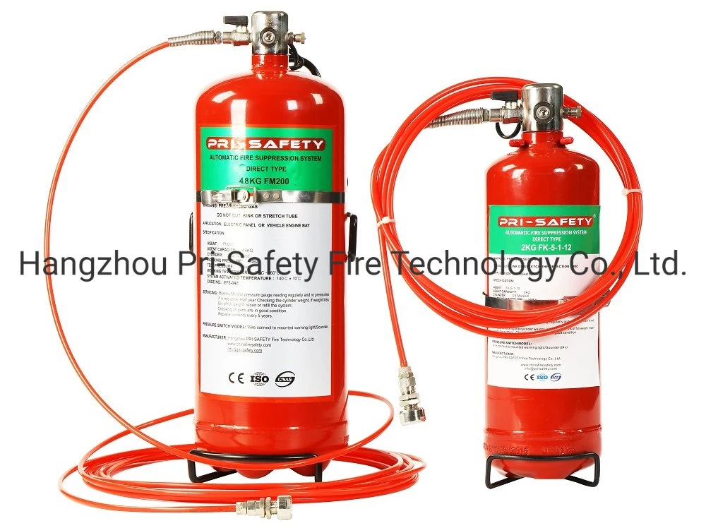 El HFC-227ea Automática de incendios Sistema de protección para los aparatos eléctricos