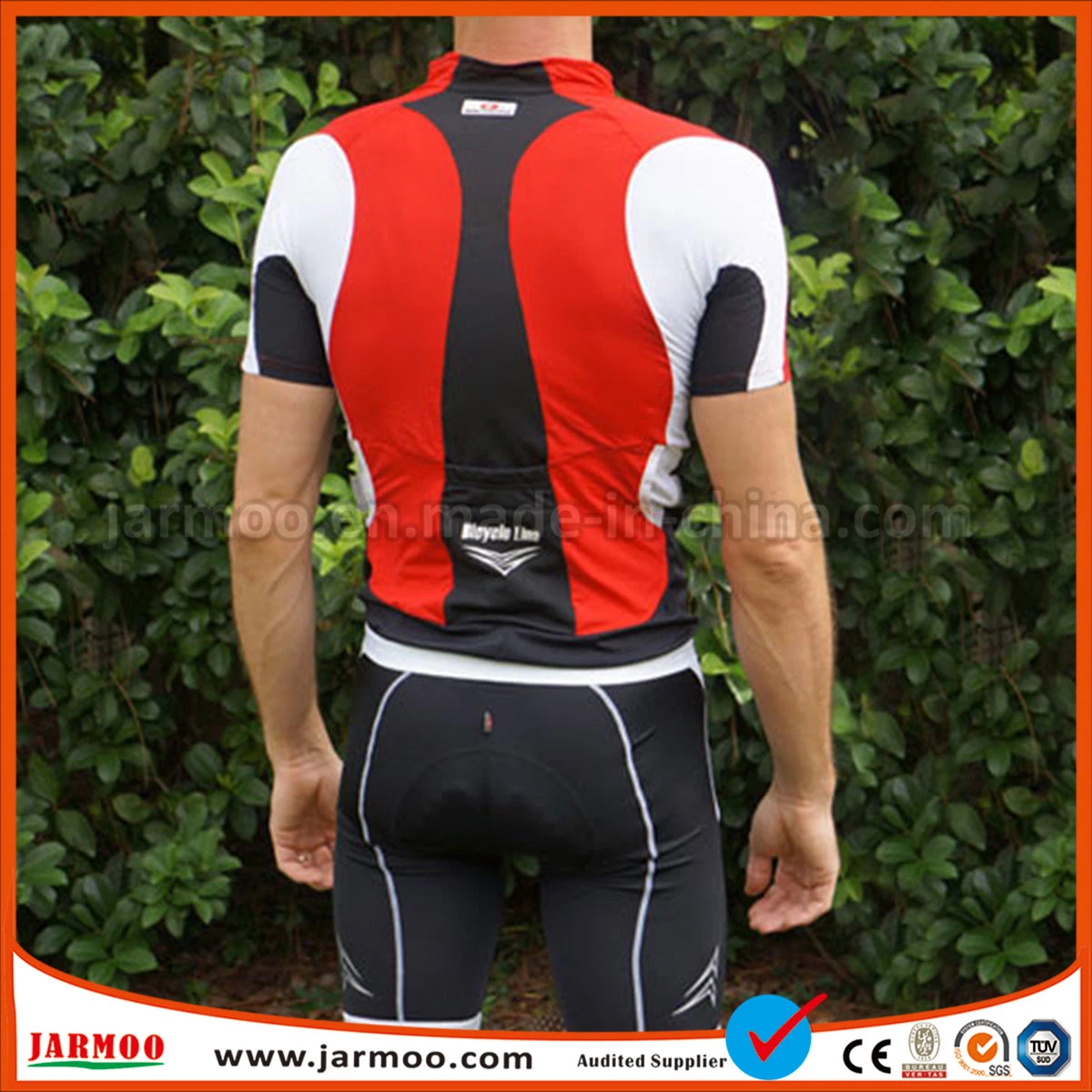 Fashionable Advertising Sports Wear Man Cycling Jersey