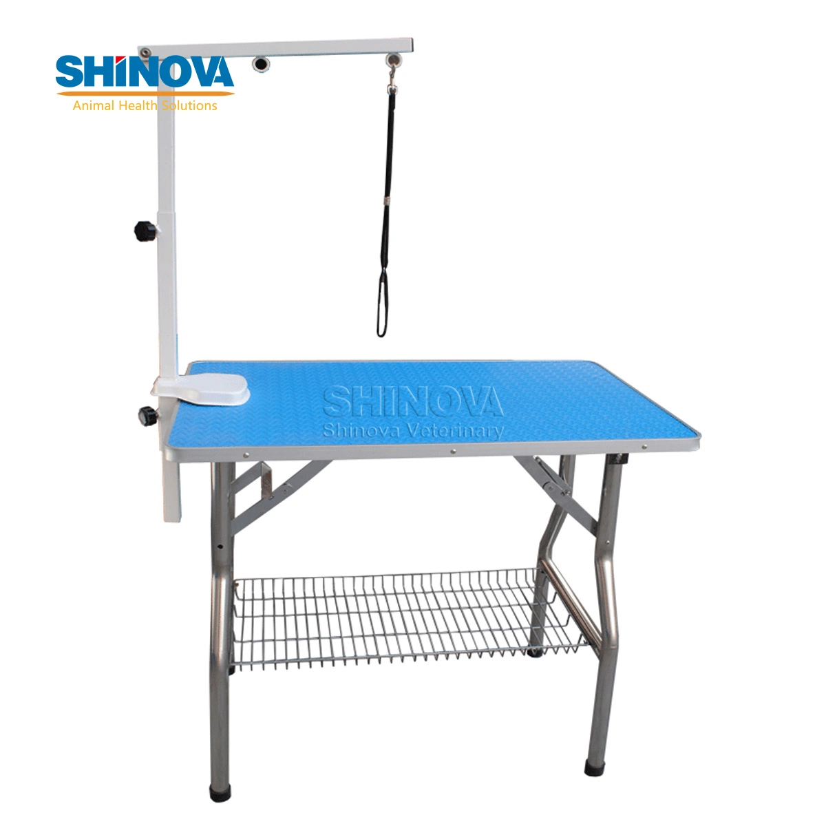 Stainless Steel Hydraulic Grooming Table Hydraulic Pet Beauty Workbench with Hanger Gt-2