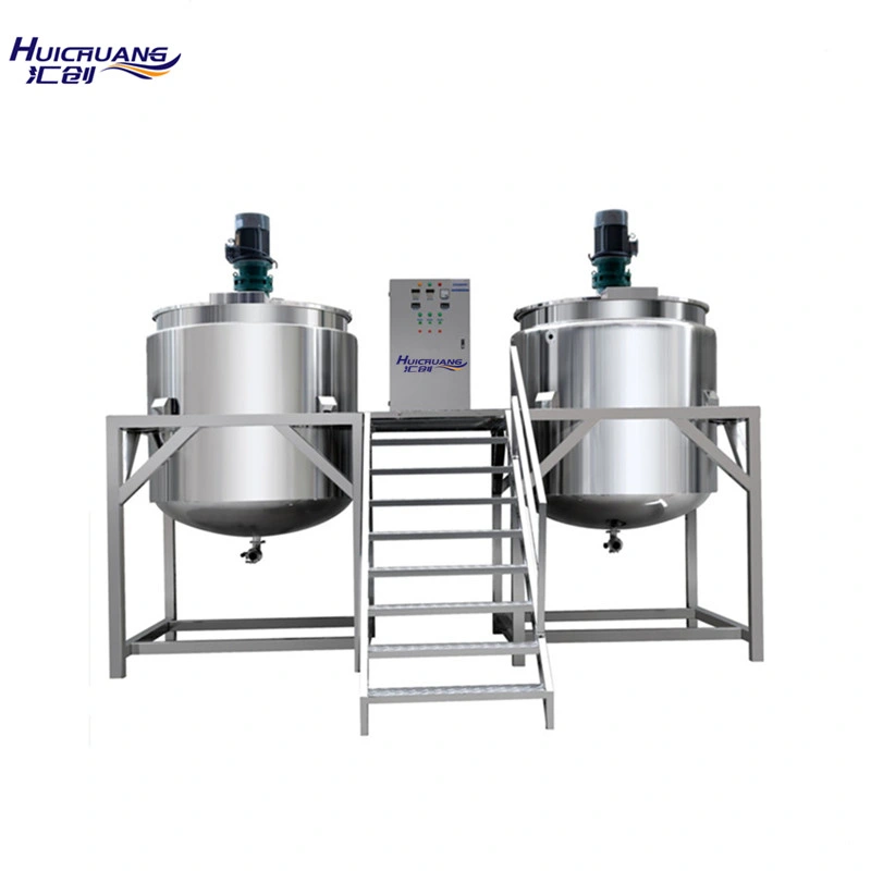 China Manufacture Stainless Steel Heating Cold Homogenizer Mixer Chemical Reactor Mixing Tank